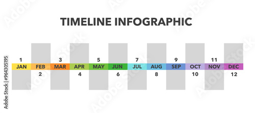 Infographic template for business. Modern Timeline diagram calendar chart.
