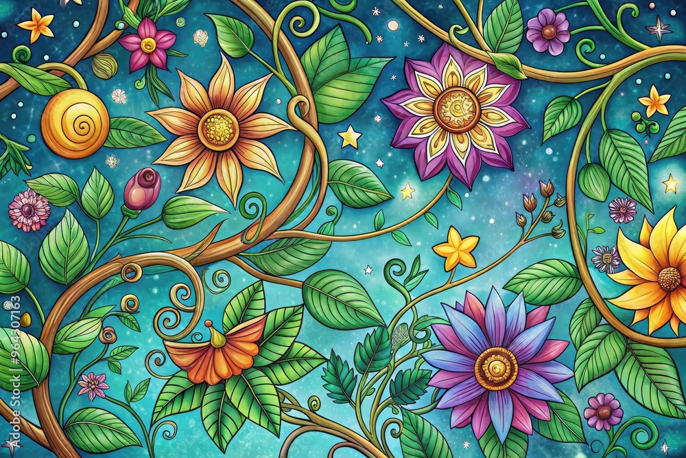 seamless pattern with flowers seamless pattern with flowers