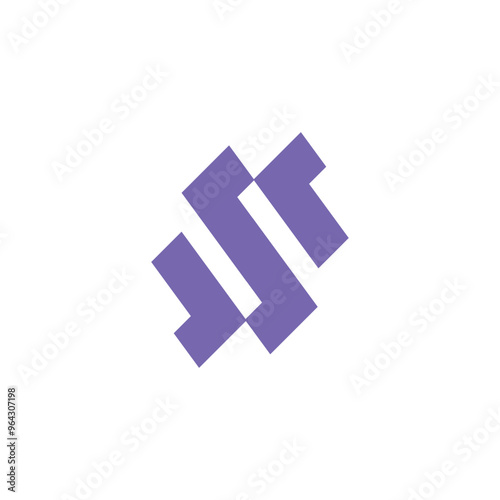 Letter S abstract logo design 