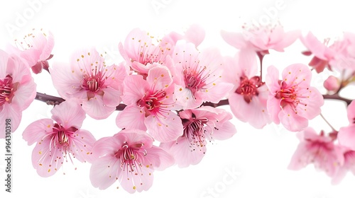 Wallpaper Mural Delicate Pink Cherry Blossoms Branch Torontodigital.ca