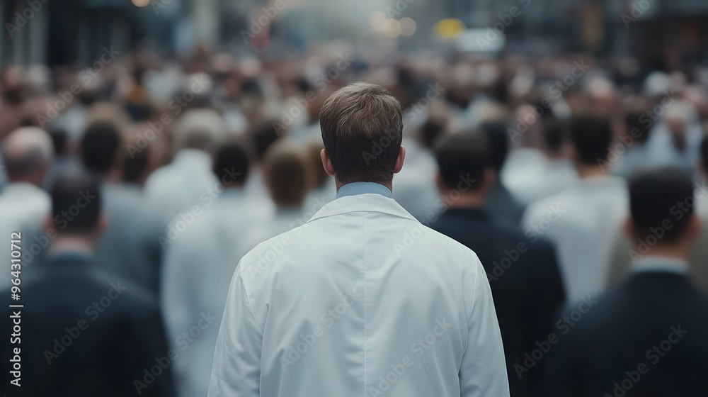 Doctor in a Lab Coat Looking at Camera | Professional Medical Expertise and Healthcare Dedication Doctor in a Lab Coat Looking at Camera | Professional Medical Expertise and Healthcare Dedication