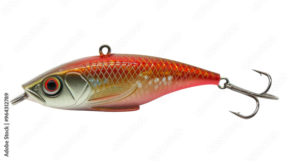 A striking fishing lure with bright colors and intricate details rests on a smooth surface, reflecting sunlight and waiting for an angler's next fishing trip. A striking fishing lure with bright colors and intricate details rests on a smooth surface, reflecting sunlight and waiting for an angler's next fishing trip.