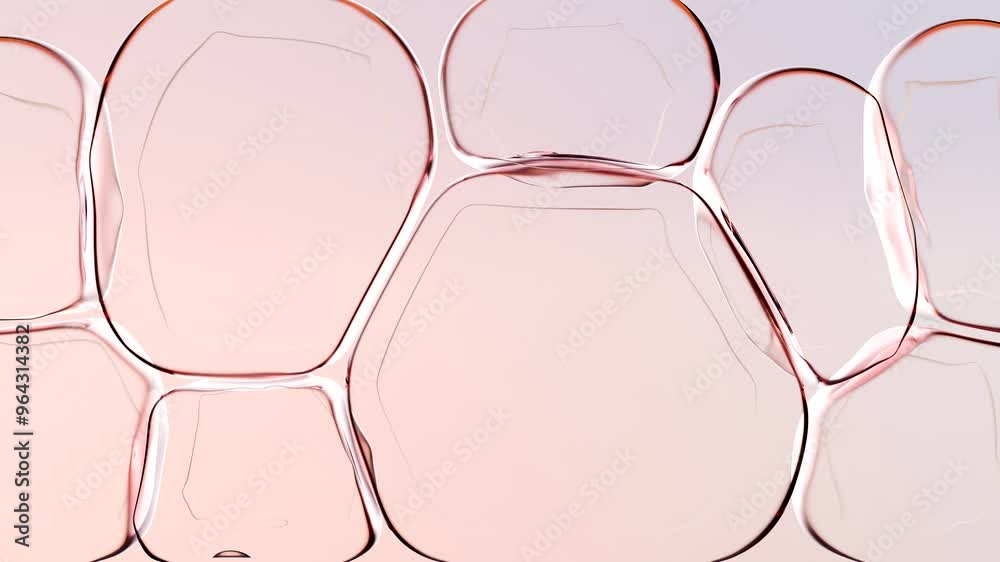 Essential Oil, Serum through the skin layer to repair wrinkles and dark complexion became clear. Skin repair concept. Skin Layer Rinse Smoothing. Skin care action Collagen repair effect, 3d render