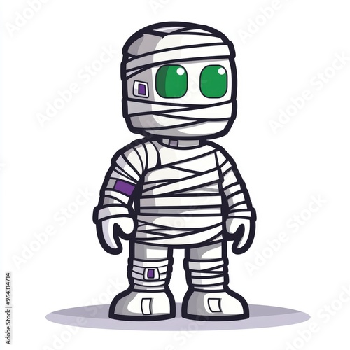 Cartoon Mummy Character Illustration