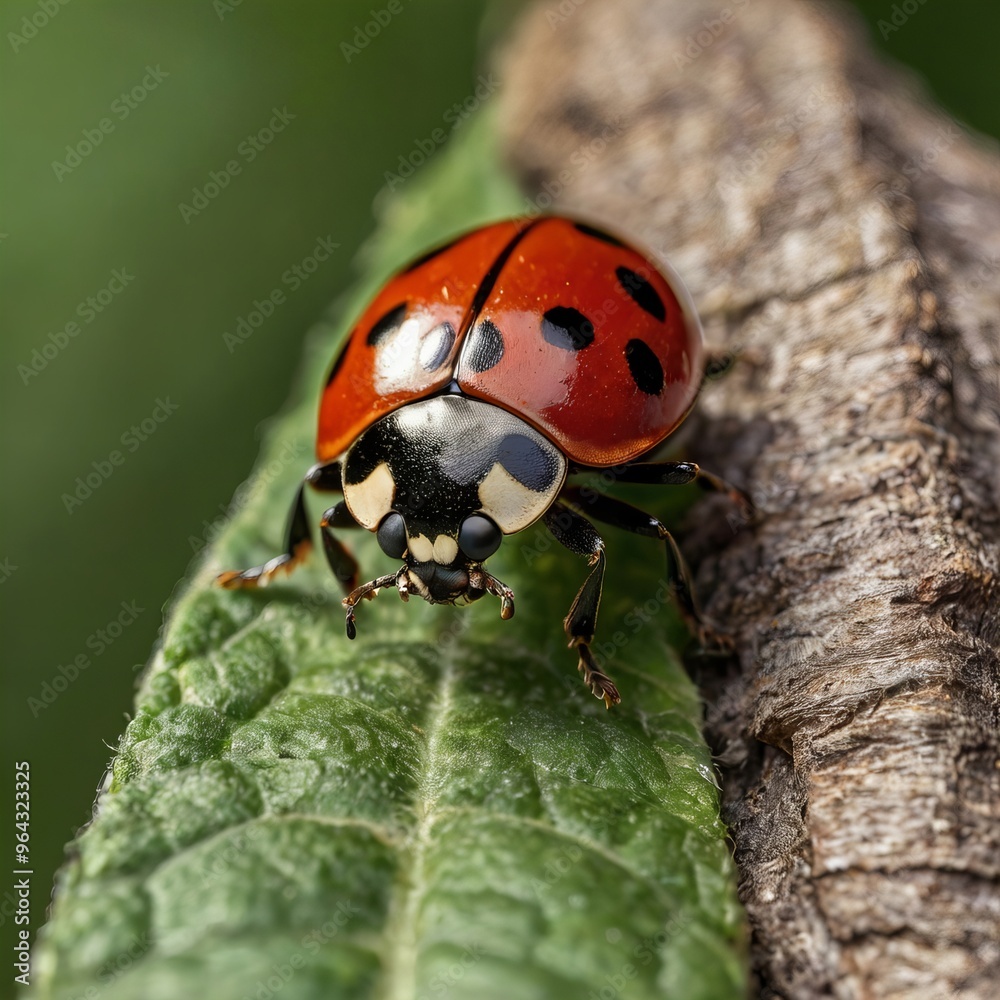 Fototapeta premium ladybug generative ai