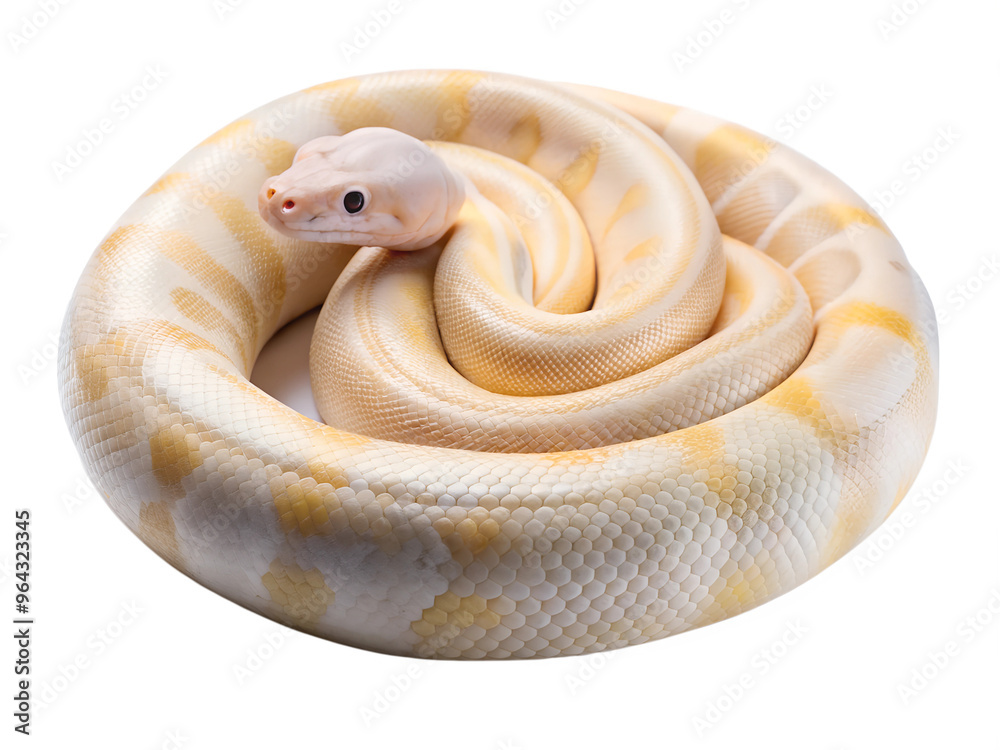 Fototapeta premium Ball python snake, Pet snake, Cute snake