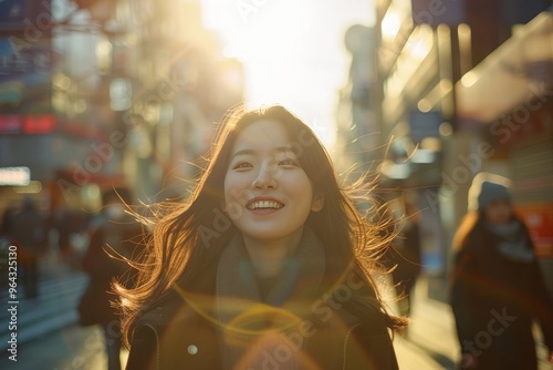 woman in the city