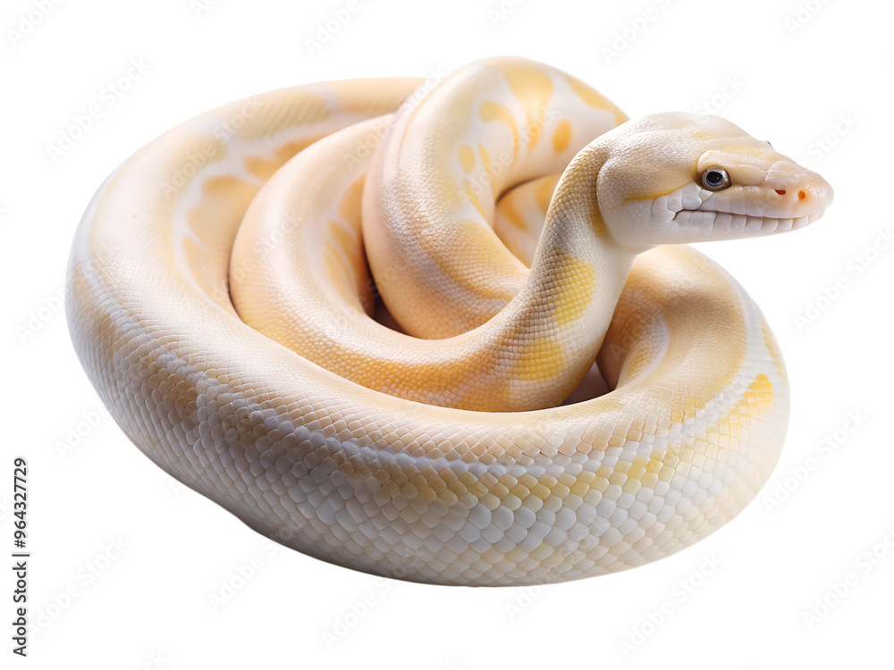 Fototapeta premium Ball python snake, Pet snake, Cute snake