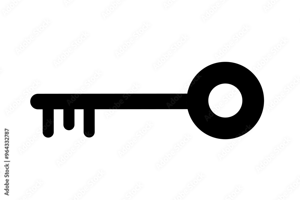 access icon vector on white background. key icon access icon vector on white background. key icon
