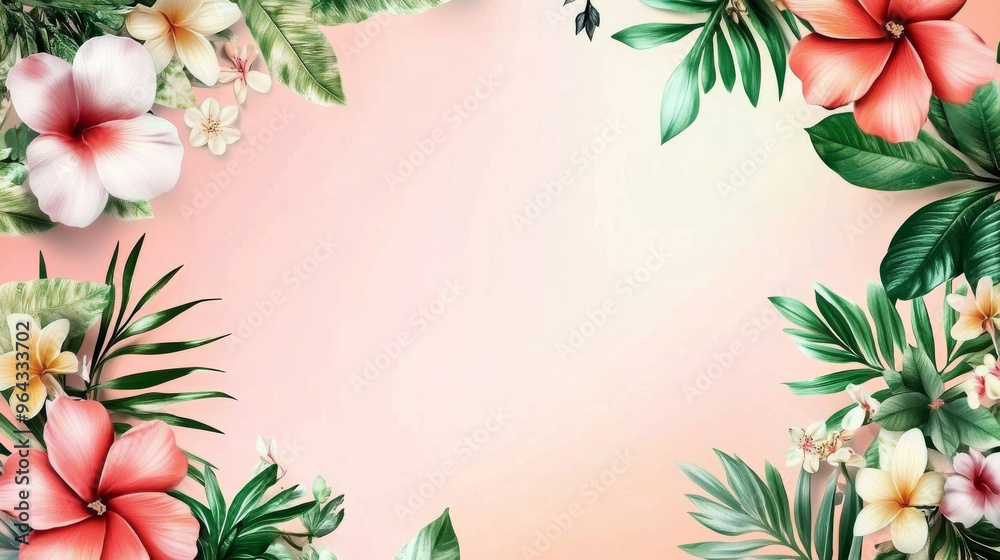 Beautiful flower border design for invitations, birthday decorations, or background images. Beautiful flower border design for invitations, birthday decorations, or background images.