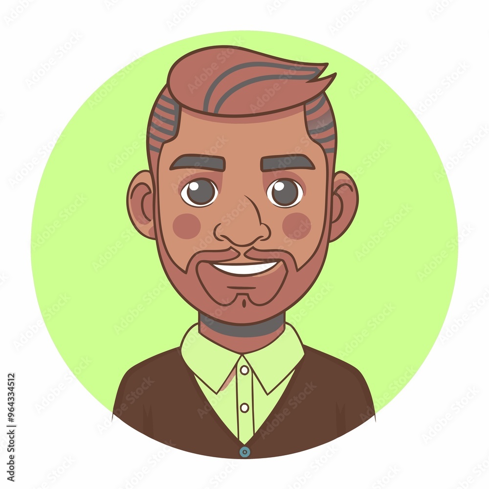 Cartoon Vector Avatar Man Cartoon Vector Avatar Man