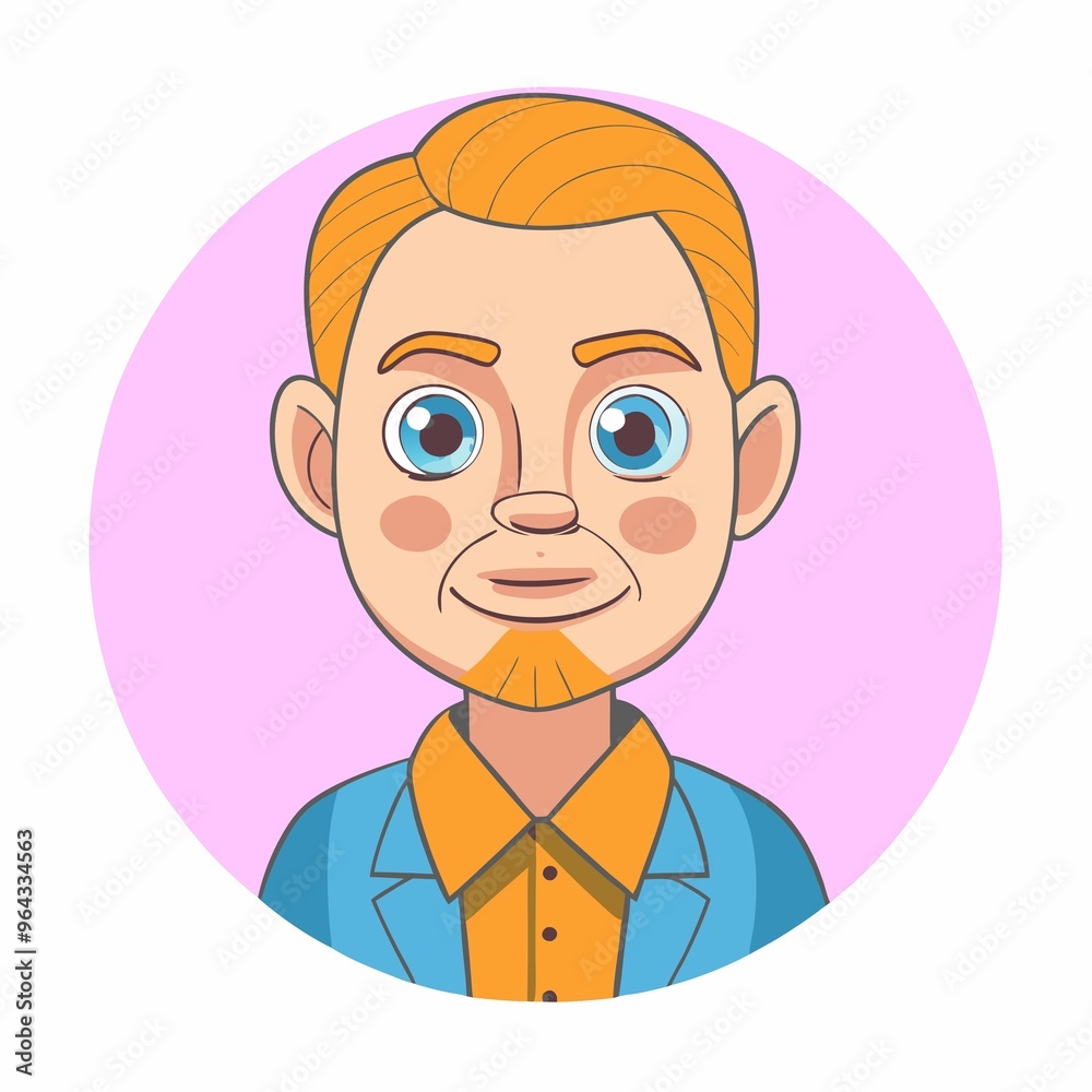 Cartoon Vector Avatar Man Cartoon Vector Avatar Man