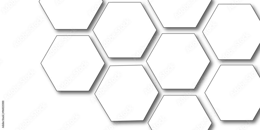 White hexagon 3D background texture. modern abstract polygonal pattern. 3d rendering illustration. Futuristic abstract banner. white and black lines 3d Hexagonal. honeycomb white Background. White hexagon 3D background texture. modern abstract polygonal pattern. 3d rendering illustration. Futuristic abstract banner. white and black lines 3d Hexagonal. honeycomb white Background.