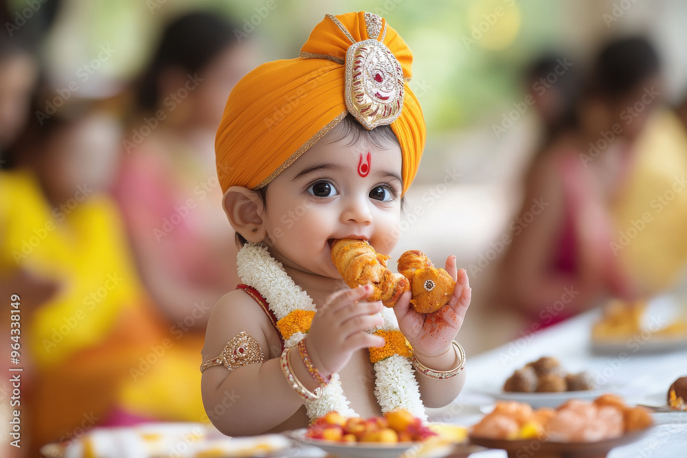 cute indian child eating sweet cute indian child eating sweet