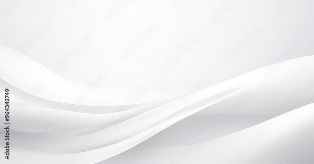 Abstract white wave-like pattern on a white background. Abstract white wave-like pattern on a white background.