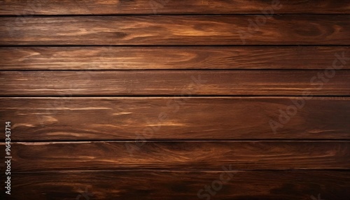 A close-up of a wooden surface with visible grain and texture, creating a warm, rustic appearance.