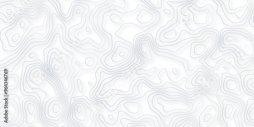 Topographic map background. geographic line map with elevation assignments. Modern White background with Gradient colors wavy pattern. Paper texture Imitation of a geographical map shades.