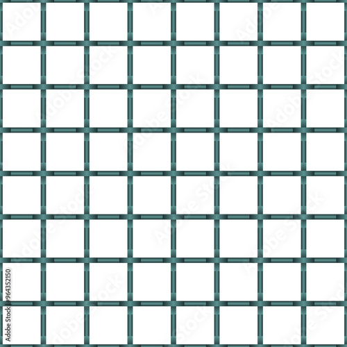 Rusted iron net