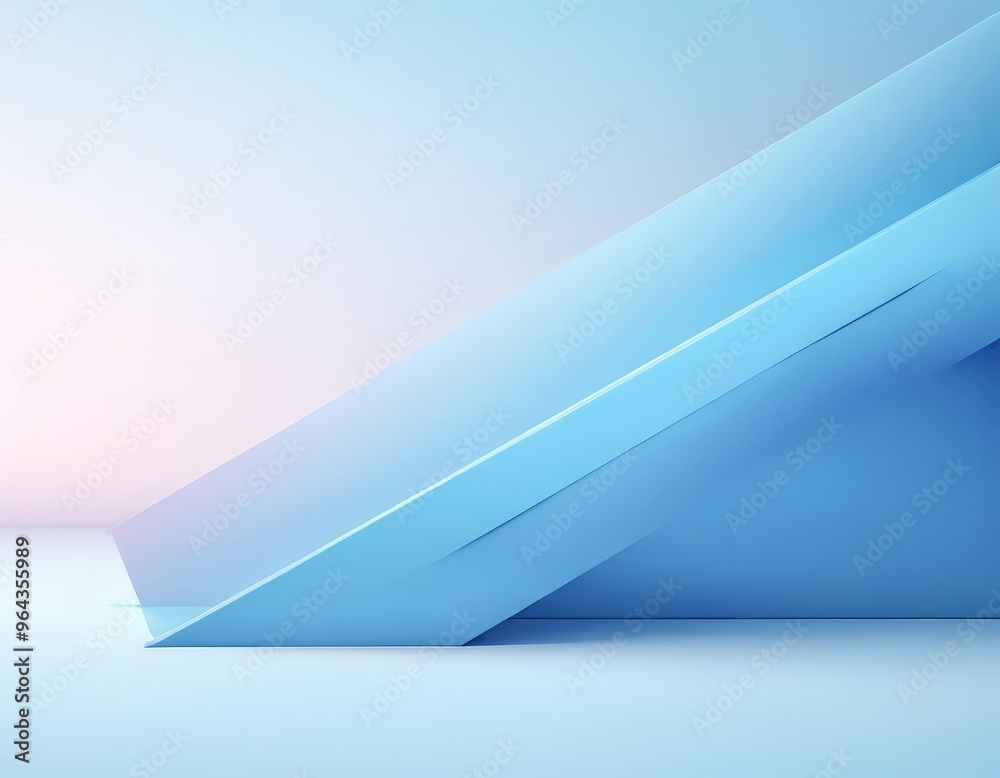 minimalist geometric composition featuring a blue triangle with a white line running diagonally across it, set against a gradient background transitioning from pink to blue. minimalist geometric composition featuring a blue triangle with a white line running diagonally across it, set against a gradient background transitioning from pink to blue.