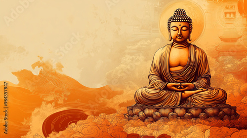 Buddha statue symbolizing peace and spirituality