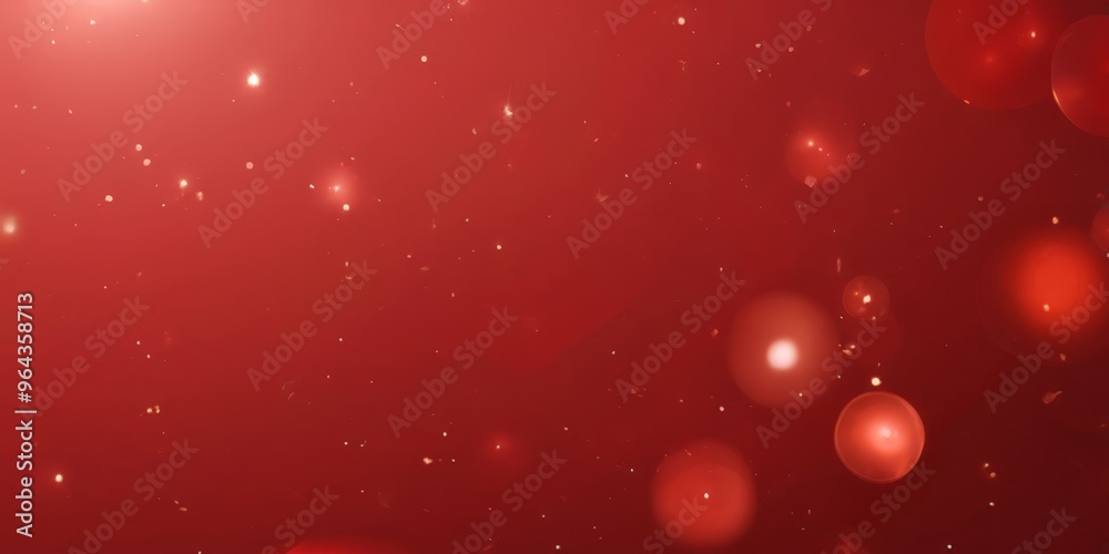 red background with scattered white and orange dots, creating a sense of movement and energy. red background with scattered white and orange dots, creating a sense of movement and energy.