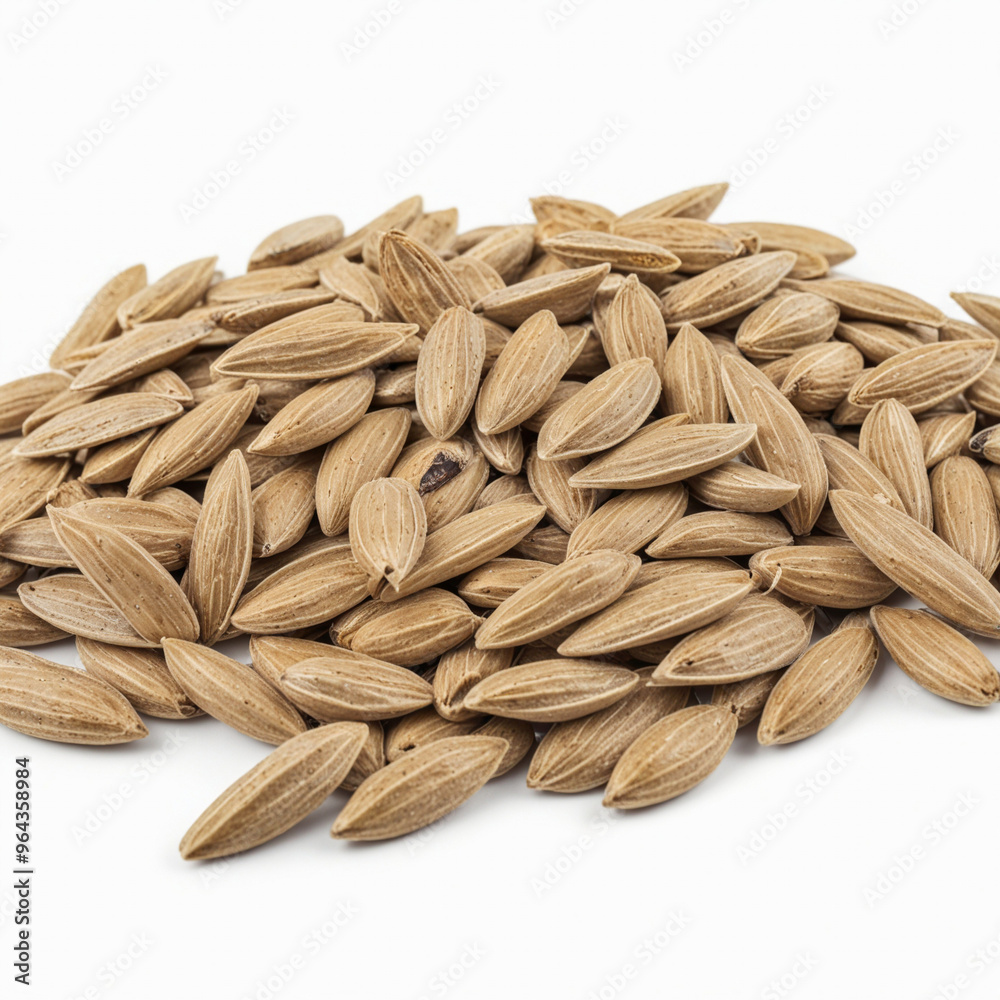 Dried sunflower Seeds, isolated on white background Dried sunflower Seeds, isolated on white background