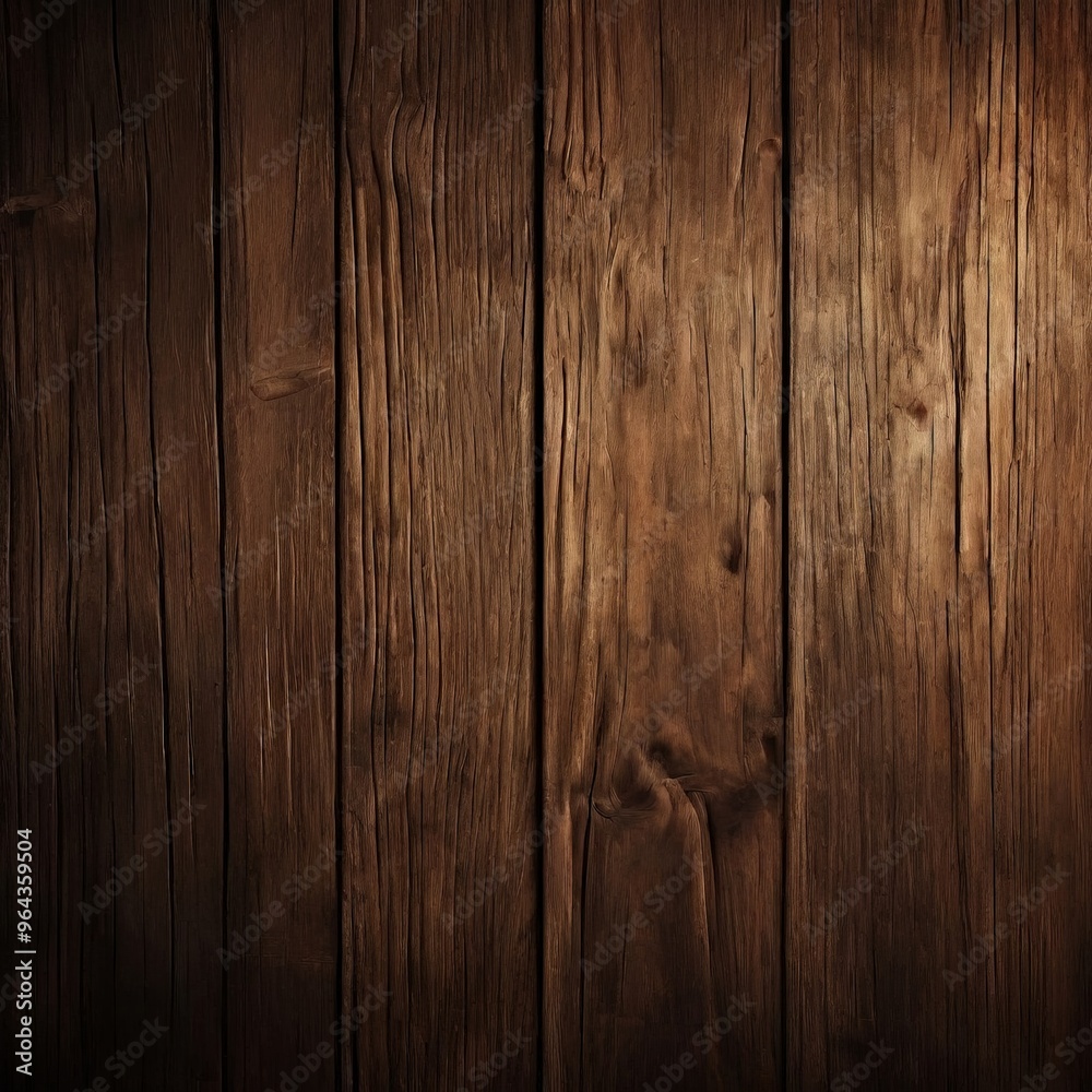 Naklejka premium a close-up of a wooden surface with vertical planks arranged in a horizontal pattern, creating a textured and rustic appearance.