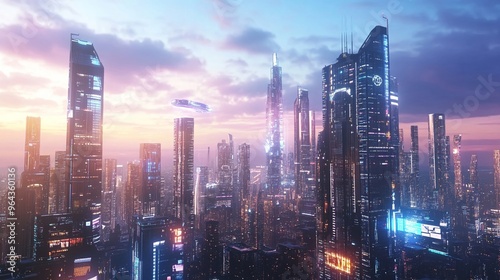 AI-driven cityscape advanced technology