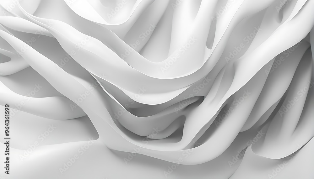 Obraz premium abstract white silk background