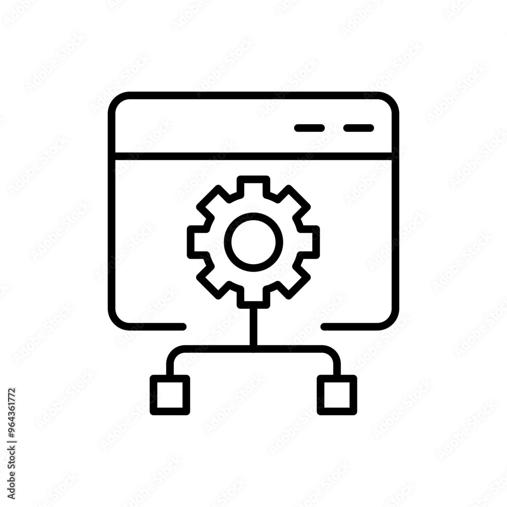 Web testing outline icons, minimalist vector illustration ,simple transparent graphic element .Isolated on white background Web testing outline icons, minimalist vector illustration ,simple transparent graphic element .Isolated on white background