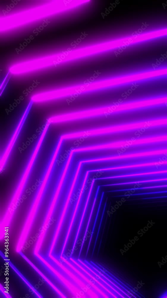 Neon Cyberpunk Dreamscape: Flowing Blue and Purple Abstract Waves. Loop background Neon Cyberpunk Dreamscape: Flowing Blue and Purple Abstract Waves. Loop background