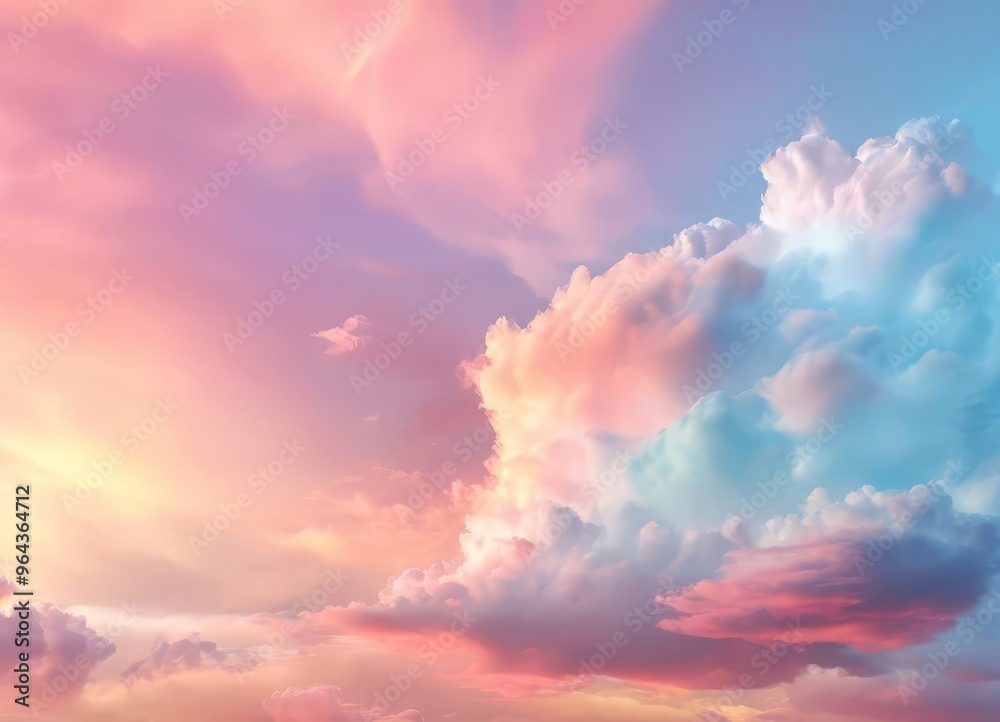 A breathtaking sunset sky, with vibrant hues of pink, orange, and blue, fills the frame, creating a serene and dreamy atmosphere. A breathtaking sunset sky, with vibrant hues of pink, orange, and blue, fills the frame, creating a serene and dreamy atmosphere.