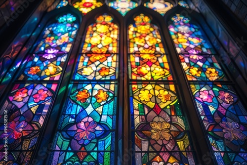 Reflections of Light The Beauty of Stained Glass Backgrounds
