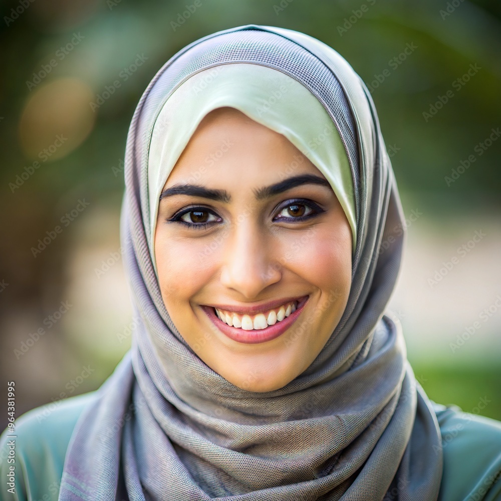 a smiling young age Arab woman face expression are very cute. Generate With AI a smiling young age Arab woman face expression are very cute. Generate With AI