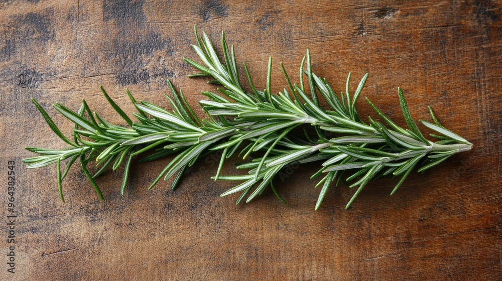 Rosemary fragrant needles. Generative AI Rosemary fragrant needles. Generative AI