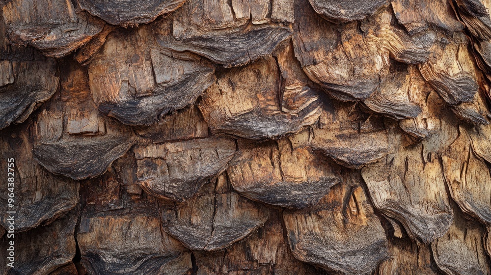 Rough Textured Date Bark. Generative AI Rough Textured Date Bark. Generative AI
