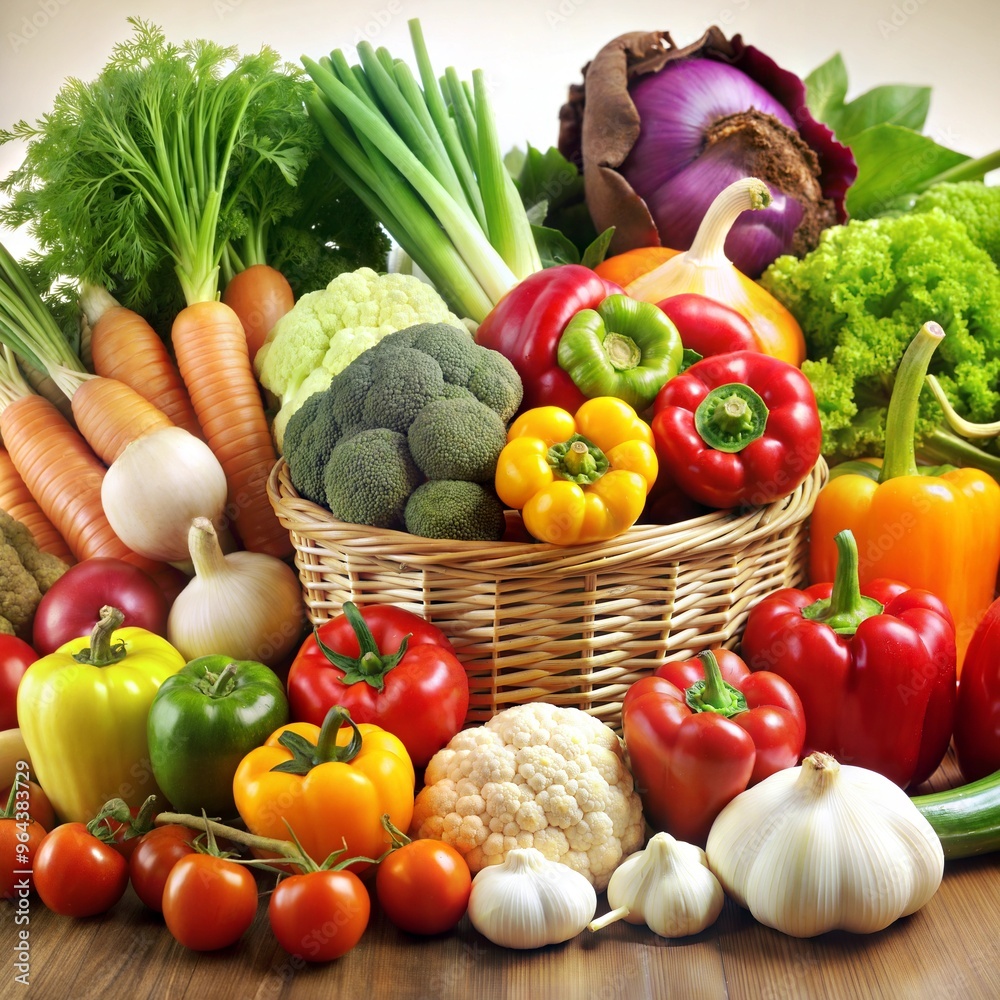 all kind of healthy vegetable food with natural look, clean and crystal clear image, Generate With AI all kind of healthy vegetable food with natural look, clean and crystal clear image, Generate With AI