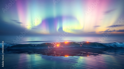 Aurora Borealis Abstract Background
