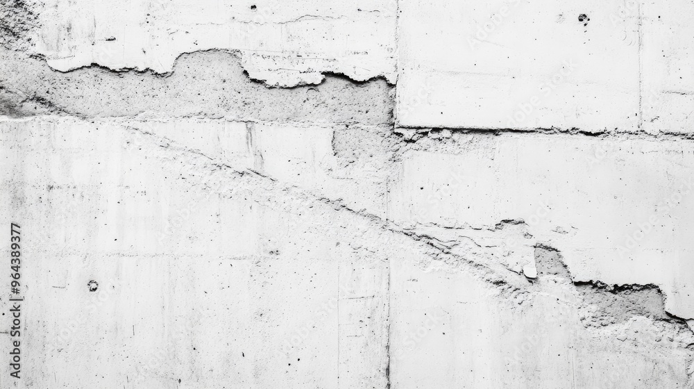 Obraz premium White cement wall texture. Generative AI