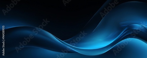 dark blue abstract background with a wave-like pattern, creating a sense of movement and fluidity.