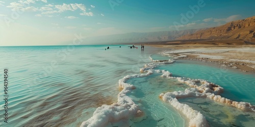 Dead Sea Salt Layers, Dead Sea Floating Salt, Dead Sea Natural Wonders, Dead Sea Salty Water