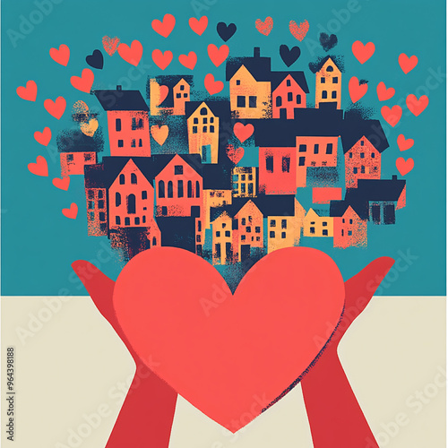promotional poster for the Hometown Love Donation Program