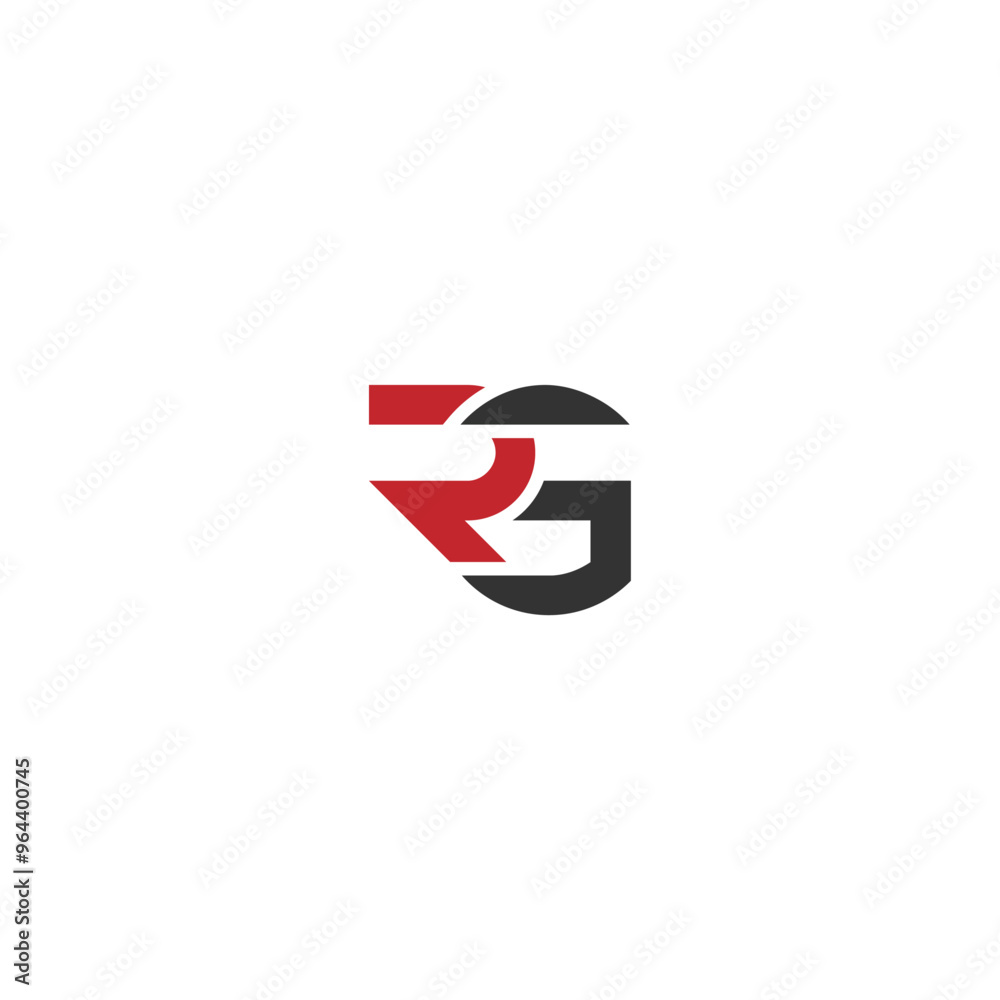 GR or RG letter logo design. Abstract outstanding professional business awesome artistic branding company different colors illustration. GR or RG letter logo design. Abstract outstanding professional business awesome artistic branding company different colors illustration.