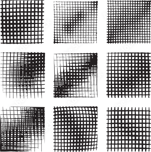 Pattern Versatile Black Silhouette Vector Series