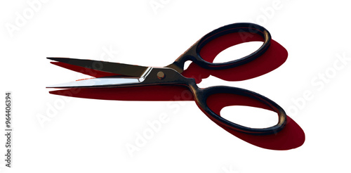 A minimalist vector of a pair of scissors.