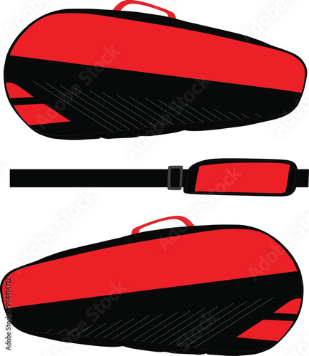 sports bag mockup tech pack for tennis bag