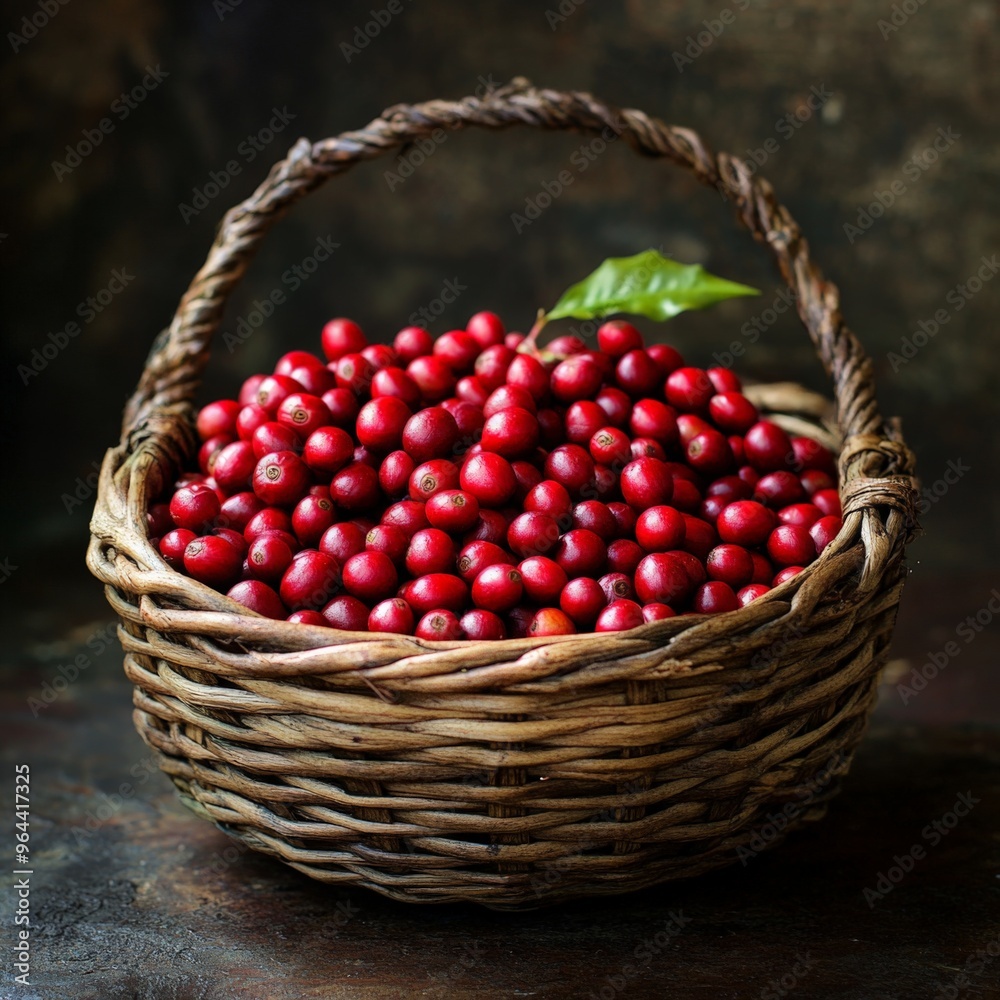 coffee beans in the basket. coffee beans in the basket.