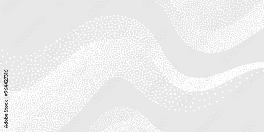 Dots Digital Technology Grey Light Vector Background. Artificial Intelligence Abstract Data Code Concept. White Wavy Gritty Texture Grain Backdrop Illustration Dots Digital Technology Grey Light Vector Background. Artificial Intelligence Abstract Data Code Concept. White Wavy Gritty Texture Grain Backdrop Illustration