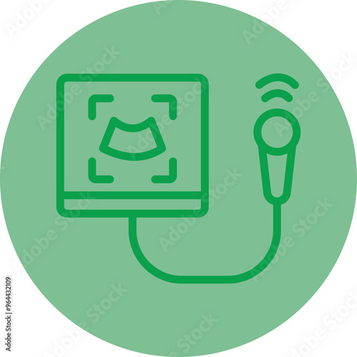 Ultrasonography Icon Design