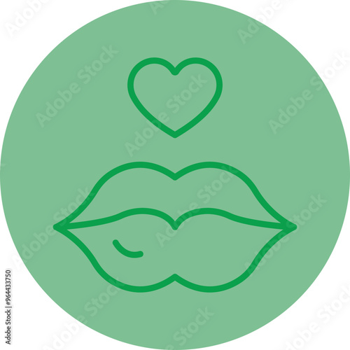 Lips Icon Design